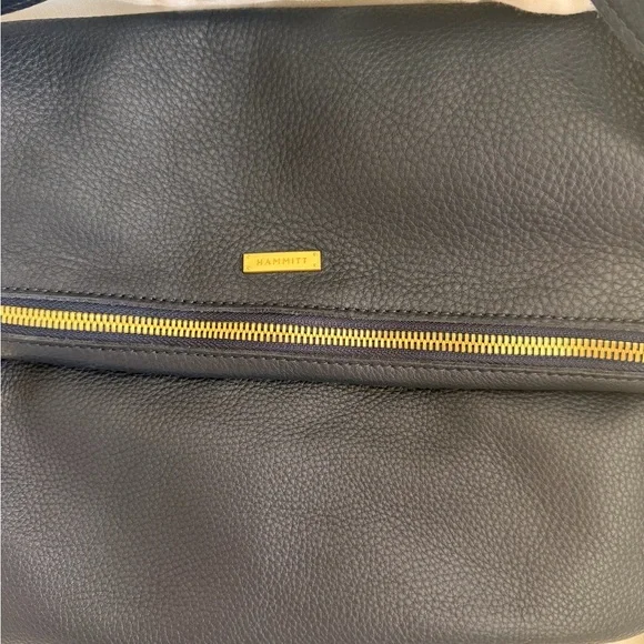 Hammitt VIP Lrg in Navy/Gold - Picture 3 of 8